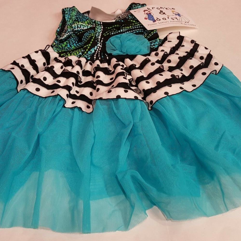 Frankie and Daisy Dress Blue Size 0/3 months
